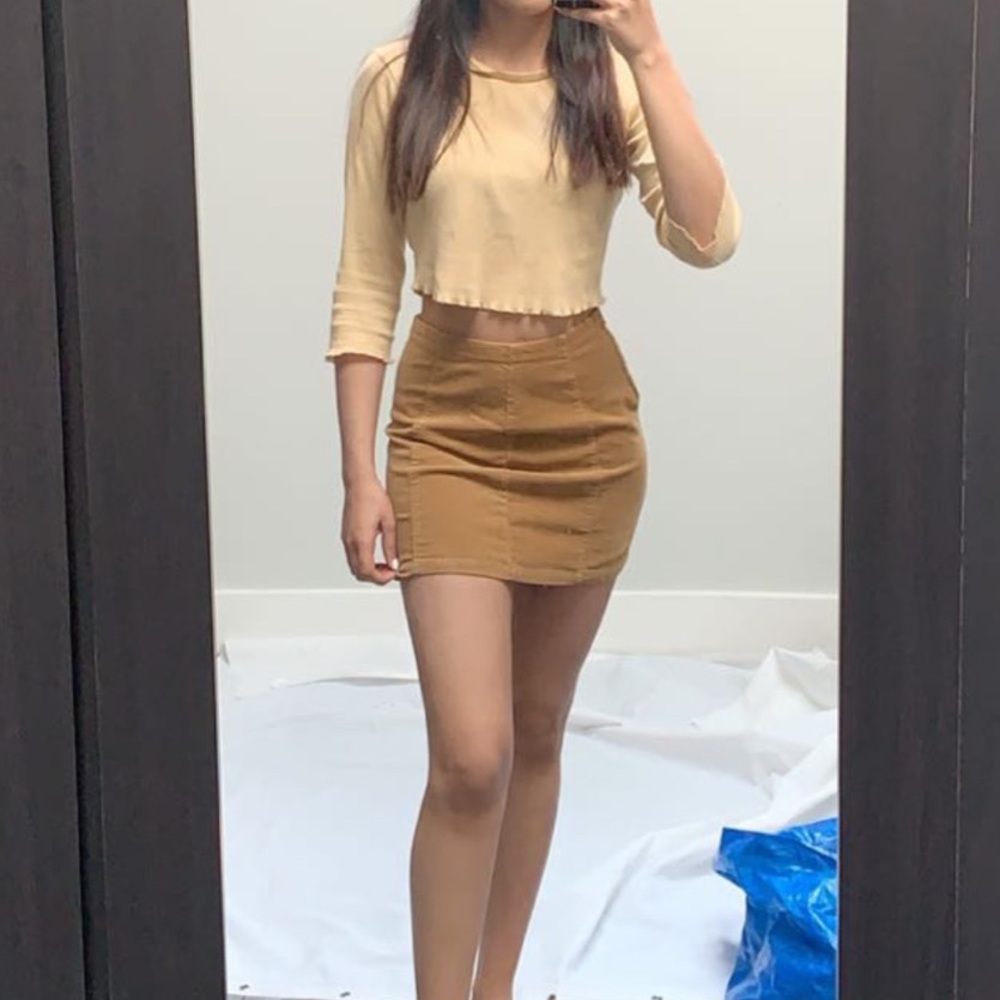 Corduroy skirt